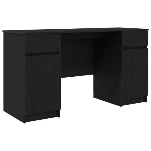 Stol Crna Hrast 140x49x76 cm Konstruirano drvo Cijena