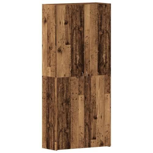Ormar za cipele Stari drvo 80x35,5x180 cm inženjerska drvo Cijena