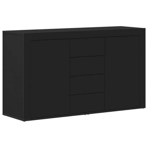 Bife Crna Konstruirano drvo 120 x 36 x 69 cm Pohrana Bife Cijena