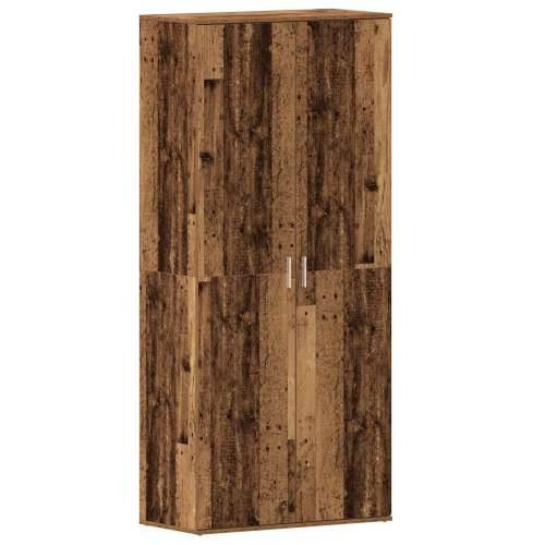Ormarić za cipele Staro drvo 80x39x180 cm Konstruirano drvo Cijena