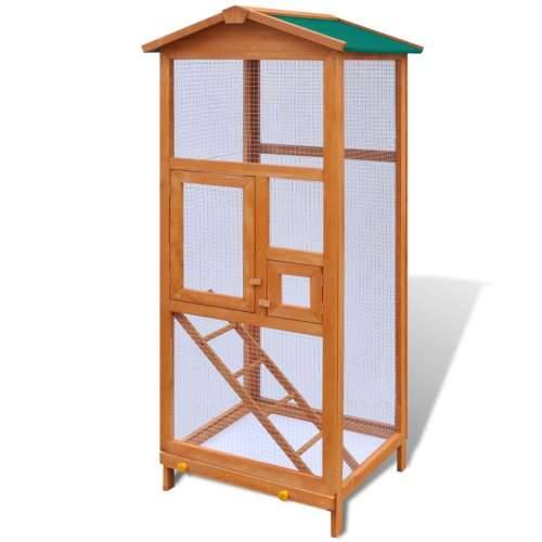 Kavez za ptice drveni 65 x 63 x 165 cm Cijena