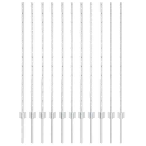 Ograde stubovi 22 kom U-kanal 120 cm Galvanizirani čelik Cijena
