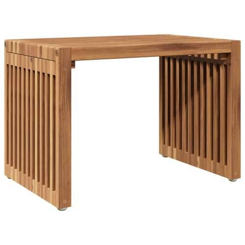 Stolić za vrt 50x32.5x35 cm Čvrsto drvo tikovina Cijena