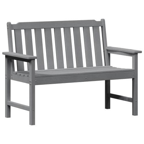 vrtna klupa svjetlosiva 120 cm HDPE Cijena