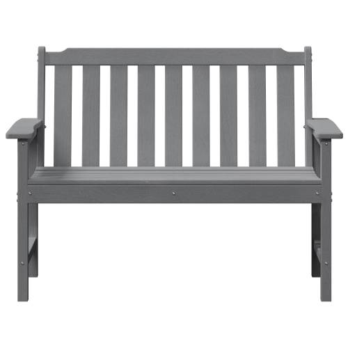vrtna klupa svjetlosiva 120 cm HDPE Cijena