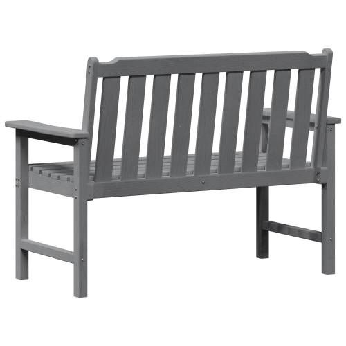 vrtna klupa svjetlosiva 120 cm HDPE Cijena
