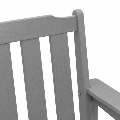 vrtna klupa svjetlosiva 120 cm HDPE Cijena