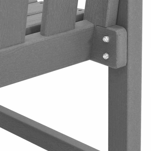 vrtna klupa svjetlosiva 120 cm HDPE Cijena