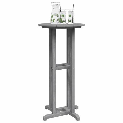 Stol za bar svjetlosive boje 55x55x107 cm HDPE Cijena