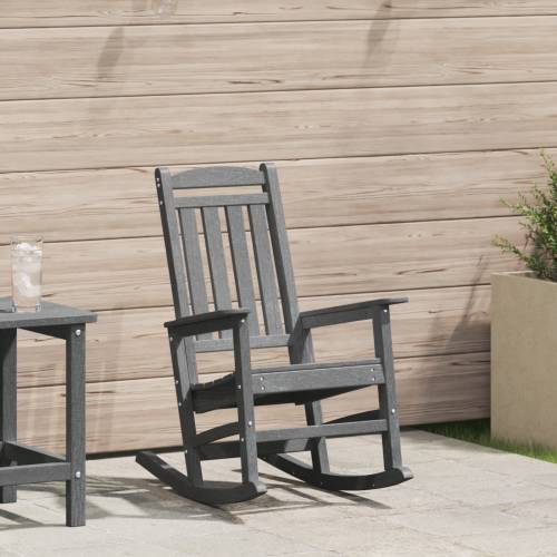 vanjska ljuljačka stolica svjetlosiva 70x92x108 cm HDPE Cijena