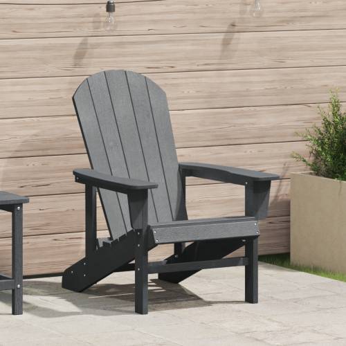 Adirondack stolica Svjetlosiva 74x82x91 cm HDPE Cijena