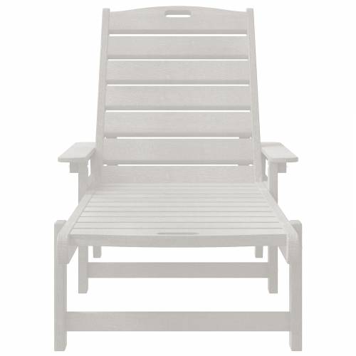 Vrtna ležaljka bijela 53x162x98.5 cm HDPE Cijena