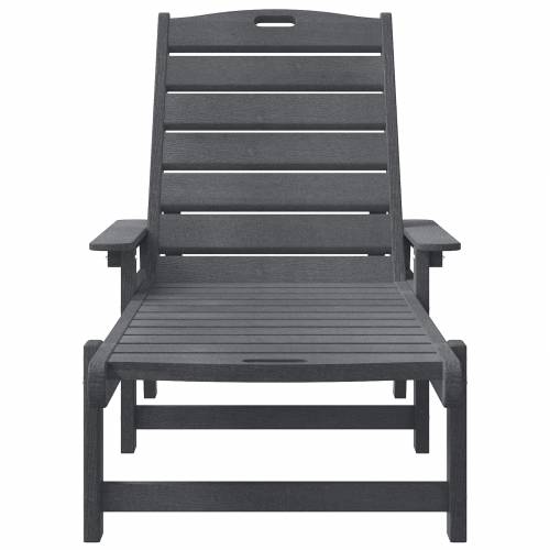 ležaljka na suncu Svjetlosiva 53x162x98.5 cm HDPE Cijena