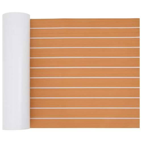 podne obloge za brodove samoljepljive smeđe i bijele 240x60 cm EVA pjena Cijena