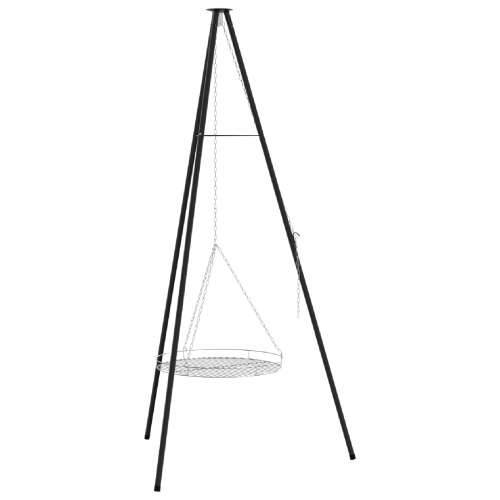 Tripod za Kuhanje na Opečenoj Vatri s Roštiljem 170 cm Čelik Cijena