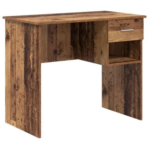 Stol s Pohranom Staro Drvo 90x49.5x75 cm Konstruirano drvo Cijena