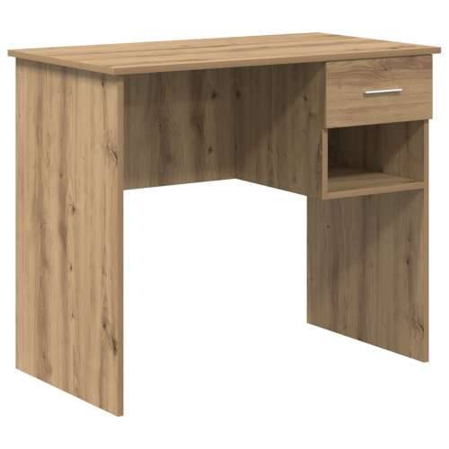 Stol s pohranom Umjetnički hrast 90x49.5x75 cm Konstruirano drvo Cijena
