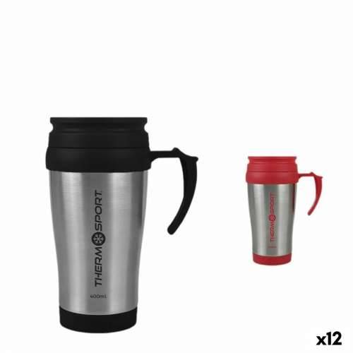 Termo Šalica s Poklopcem ThermoSport Travel Crvena 400 ml (12 kom.) Cijena