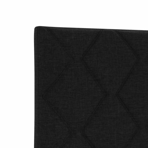 naslon za glavu dijamantnih blokova crni 90 cm tekstil Cijena
