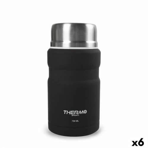 Termosica za Hranu ThermoSport Crna Čelik 750 ml (6 kom.) Cijena