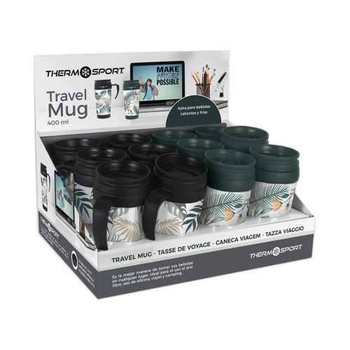 Termo Šalica s Poklopcem ThermoSport 400 ml 0,4 l (12 kom.) Cijena