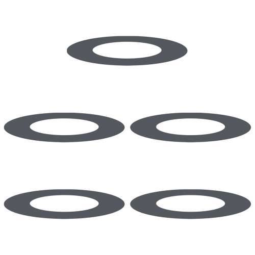 set plastičnih sadilica Antracit Plastika Velika Izdržljiva Cijena