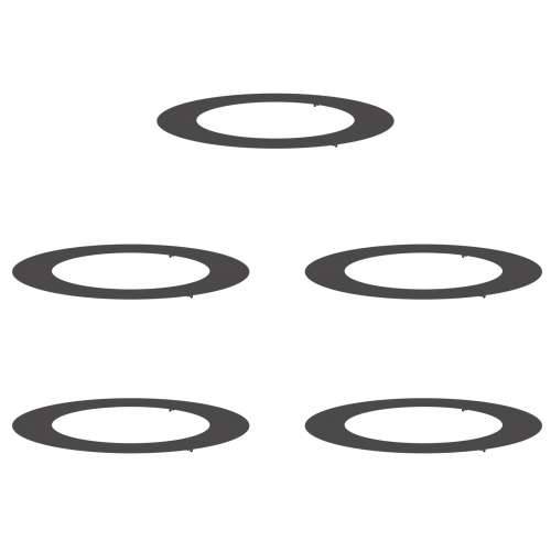 Set plastičnih saksija Crna Plastika 90 cm promjer Izdržljivo Cijena
