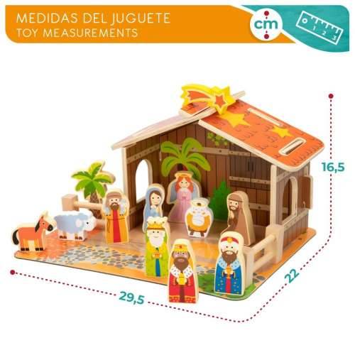 Božićne jaslice Woomax Drvo 29,5 x 16,5 x 22 cm (20 Dijelovi) (6 kom.) Cijena