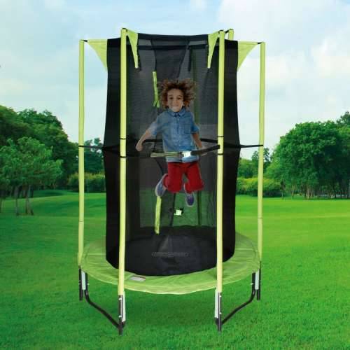 Dječji Trampolin sa Sigurnosnom Mrežom Aktive 122 x 184 x 122 cm Cijena