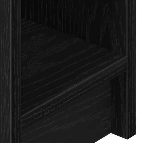 Noćni ormarić s ladicom crni hrast 20x36x60 cm - Crna 1 Cijena