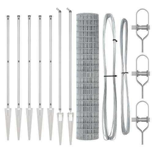 Euro Ograde s 7 bodljikavih stubova 1.5x10 m Galvanizirani čelik Cijena
