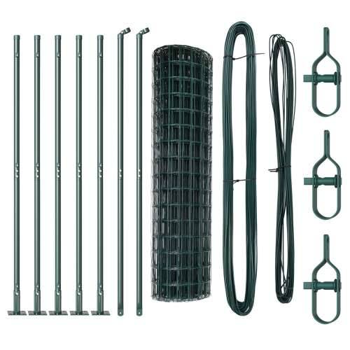 Euro Ograda Set od 2 Zelena Metal, Plastika 10 x 1.2 m Cijena