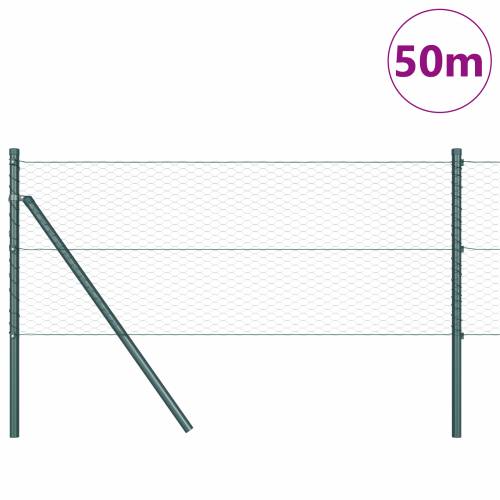 Heksagonalna ograda Zelena 0.6x50 m Čelik Cijena