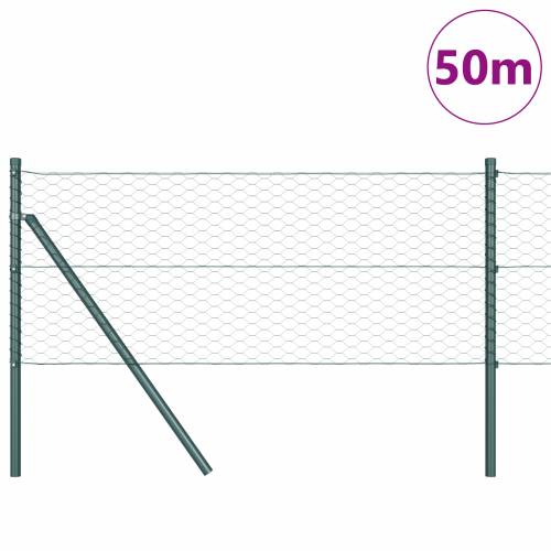 Heksagonalna ograda Zelena 0.6x50 m Čelik Cijena