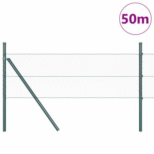 Heksagonalna ograda Zelena 0.8x50 m Čelik Cijena