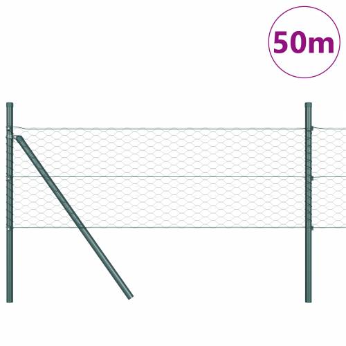 Heksagonalna ograda Zelena 0.8x50 m Čelična Cijena