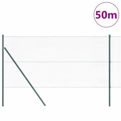 Šesterokutna Ograda Zelena 1.2x50 m Čelik Cijena