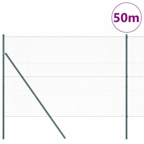 Heksagonalna Ograda Zelena 1.5x50 m Čelik Cijena