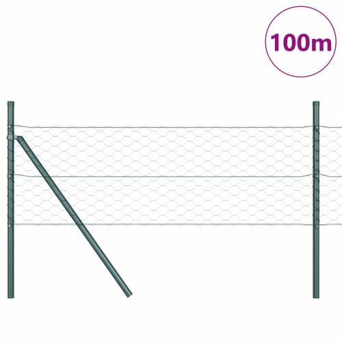 Hexagonalna Ograda Zelena 0.5x100 m Čelik Cijena