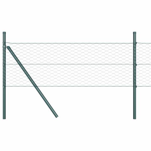 Ograda u Obliku Hexagona Zelena 0.8x100 m Čelik Cijena
