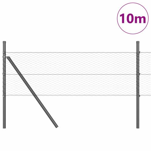 Ograda u obliku heksagona Siva 0.4x10 m Čelik Cijena