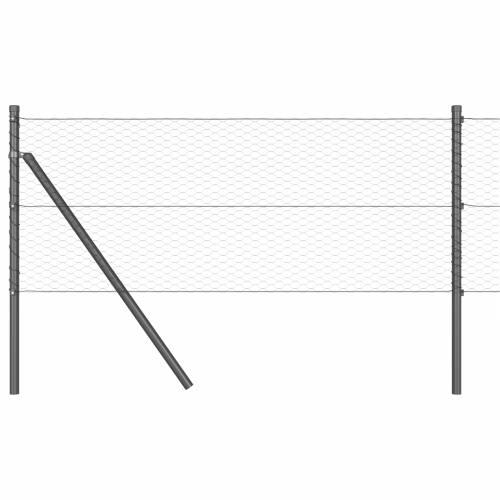 Heksagonalna Ograda Siva 0.6x10 m Čelik Cijena