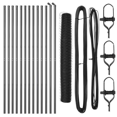 Set Ograda 2 kom Siva Metal 25 x 1.2 m Izdržljiv Cijena