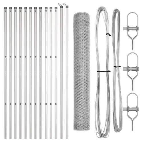Set Ograde Set od 2 Pocinčani Čelik 25 m Izdržljiv Cijena