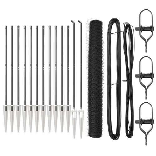 set ograde Set od 2 Siva Metal 25 x 1,2 m Izdržljivo Cijena