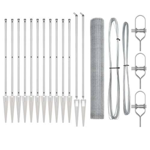 Set ograde Set od 2 Pocinčani čelik 25 metara Izdržljivo Cijena