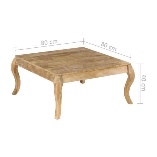 Stolić za kavu 80 x 80 x 40 cm od masivnog drva manga - 80 x 80 x 40 cm 1 Cijena