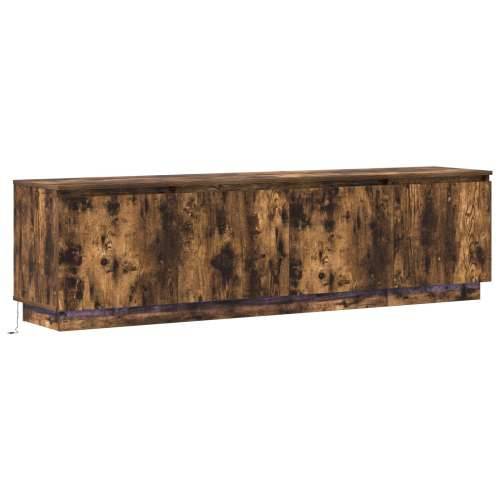 TV kabinet s LED dimljenim hrastom 180x38x49 cm konstruirano drvo Cijena