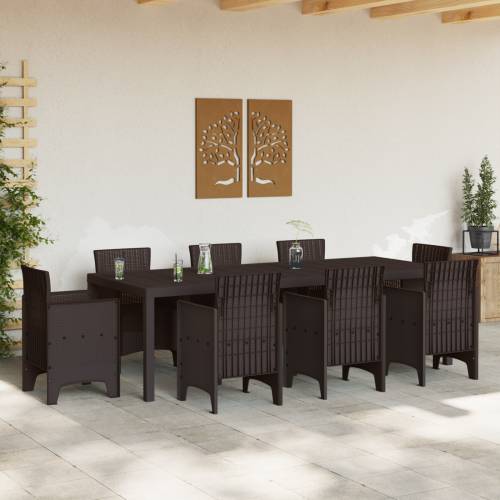 Vrtni stol smeđi 250x100x73 cm Polipropilen Cijena