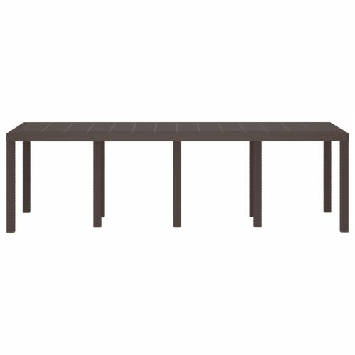 Vrtni stol smeđi 250x100x73 cm Polipropilen Cijena
